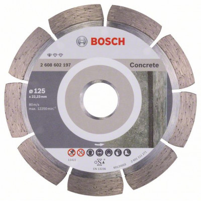 2608602197 Disque à tronçonner diamanté Standard for Concrete Accessoire Bosch pro outils