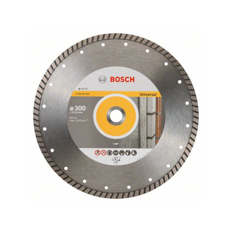 2608602696 Disque à tronçonner diamanté Standard for Universal Turbo Accessoire Bosch pro outils