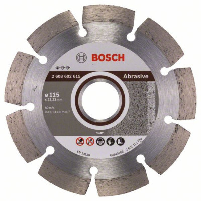 2608602615 Disque à tronçonner diamanté Standard for Abrasive Accessoire Bosch pro outils