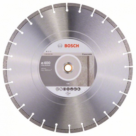 2608602545 Disque à tronçonner diamanté Standard for Concrete Accessoire Bosch pro outils