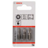 2607001752 Embouts de vissage courts, qualité extra-dure (PH), set de 3 pièces Accessoire Bosch pro outils