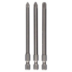 2607001761 Embouts de vissage courts, qualité extra-dure, jeu de 3 pièces Accessoire Bosch pro outils