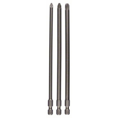 2607001762 Embouts de vissage courts, qualité extra-dure, jeu de 3 pièces Accessoire Bosch pro outils