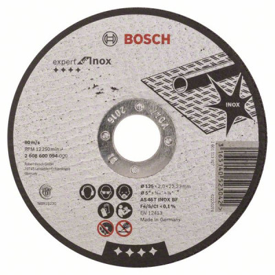 2608600094 Disque à tronçonner à moyeu plat Expert for Inox Accessoire Bosch pro outils