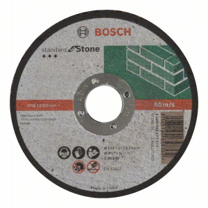 2608603177 Disque à tronçonner à moyeu plat Standard for Stone Accessoire Bosch pro outils