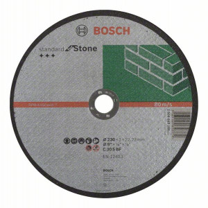2608603180 Disque à tronçonner à moyeu plat Standard for Stone Accessoire Bosch pro outils