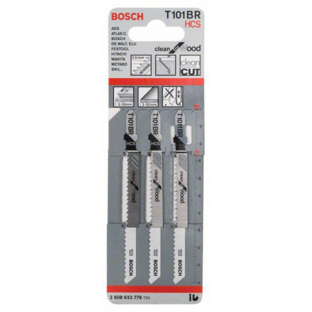 2608633779 Lame de scie sauteuse T 101 BR Accessoire Bosch pro outils