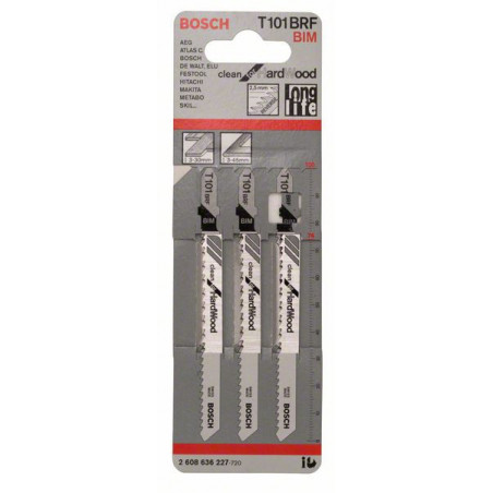 2608636227 Lame de scie sauteuse T 101 BRF Accessoire Bosch pro outils