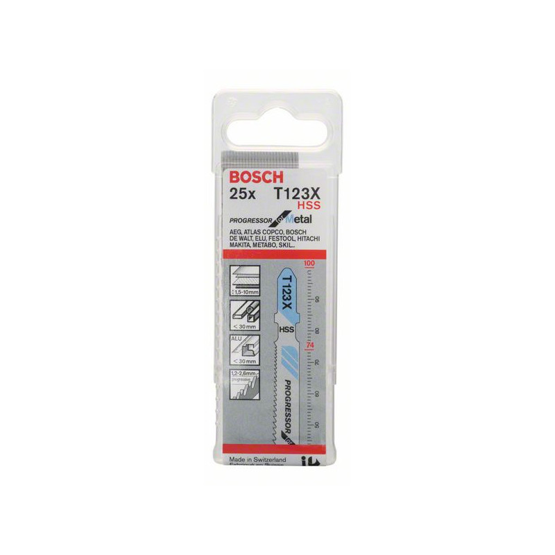 2608638474 Lame de scie sauteuse T 123 XF Accessoire Bosch pro outils