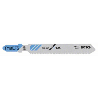 2608636499 Lame de scie sauteuse T 118 EFS Accessoire Bosch pro outils