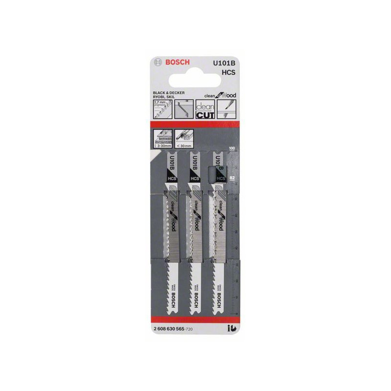 2608630565 Lame de scie sauteuse U 101 B Accessoire Bosch pro outils