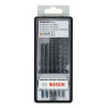 2607010531 Lames de scie sauteuse Robust Line Progressor, emmanchement en T, set de 6 pièces Accessoire Bosch pro outils