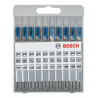 2607010631 Lames de scie sauteuse Basic for Metal, set de 10 pièces Accessoire Bosch pro outils