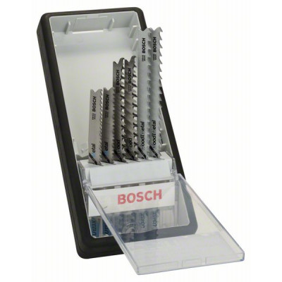 2607010532 Lames de scie sauteuse Robust Line Progressor, emmanchement en U, jeu de 6 pièces Accessoire Bosch pro outils