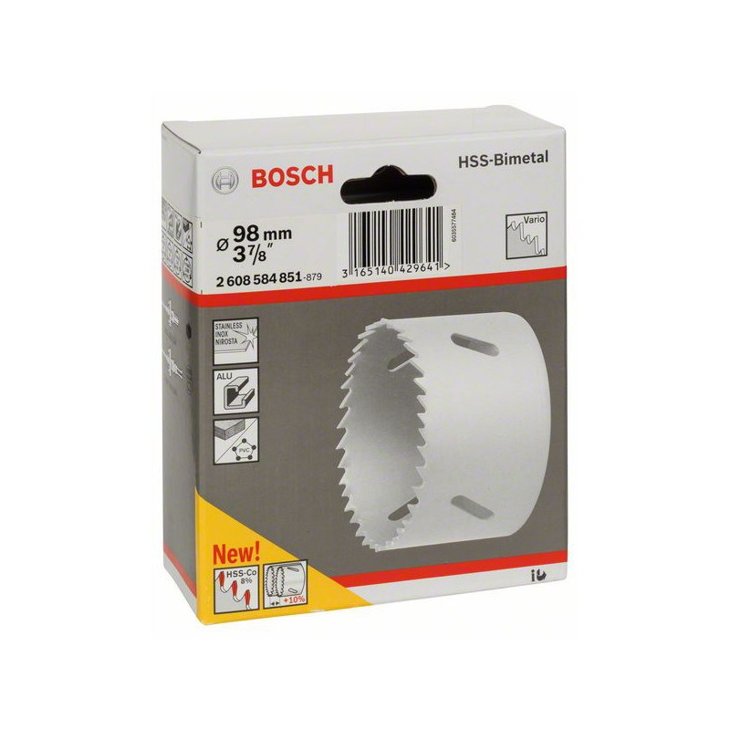 2608584851 Scie-trépan HSS bimétal pour adaptateur standard Accessoire Bosch pro outils