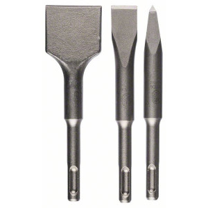 2608690180 Burins courts SDS-plus, set de 3 pièces Accessoire Bosch pro outils
