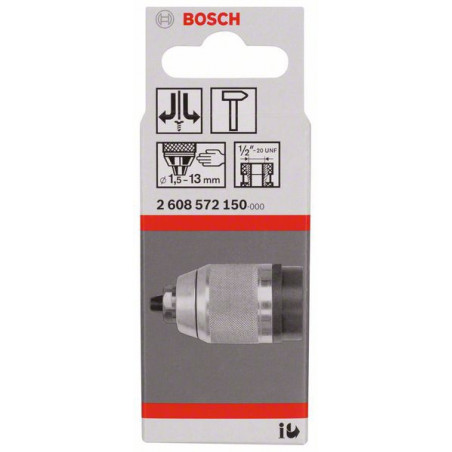2608572150 Mandrin automatique, chrome mat Accessoire Bosch pro outils