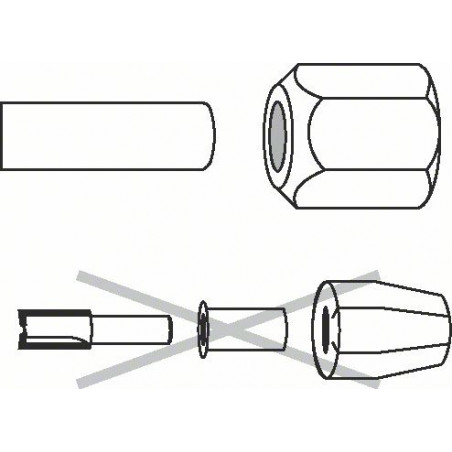 2608570102 Pince de serrage Accessoire Bosch pro outils