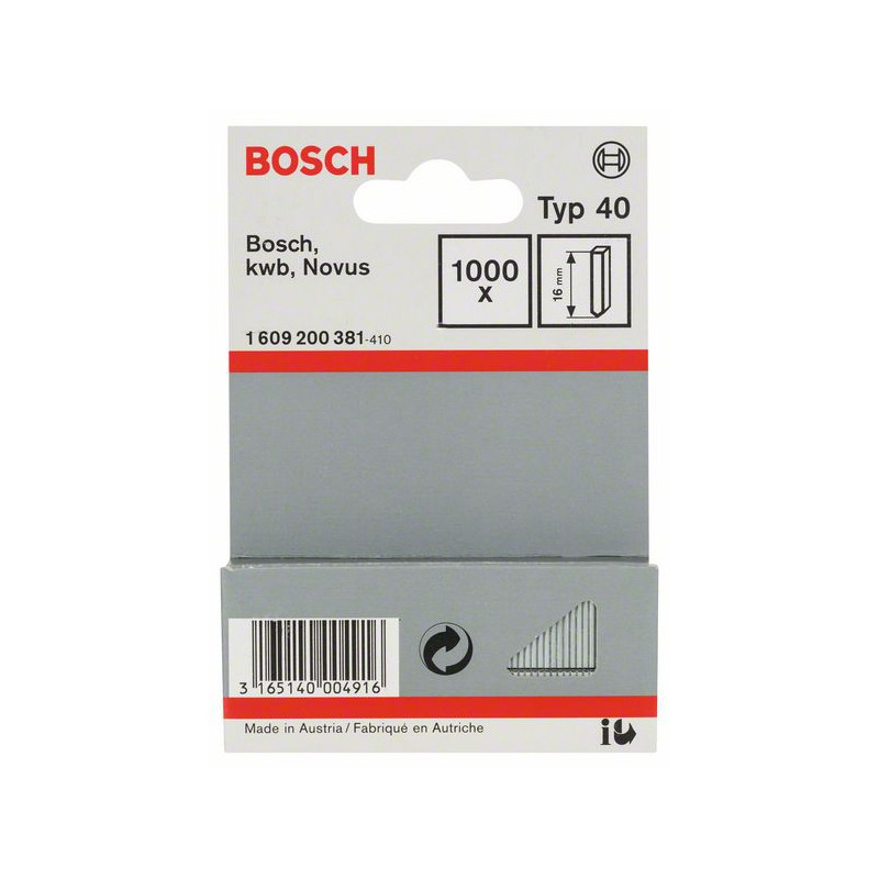 1609200381 Pointe de type 40 Accessoire Bosch pro outils