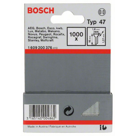 1609200376 Clou type 47 Accessoire Bosch pro outils