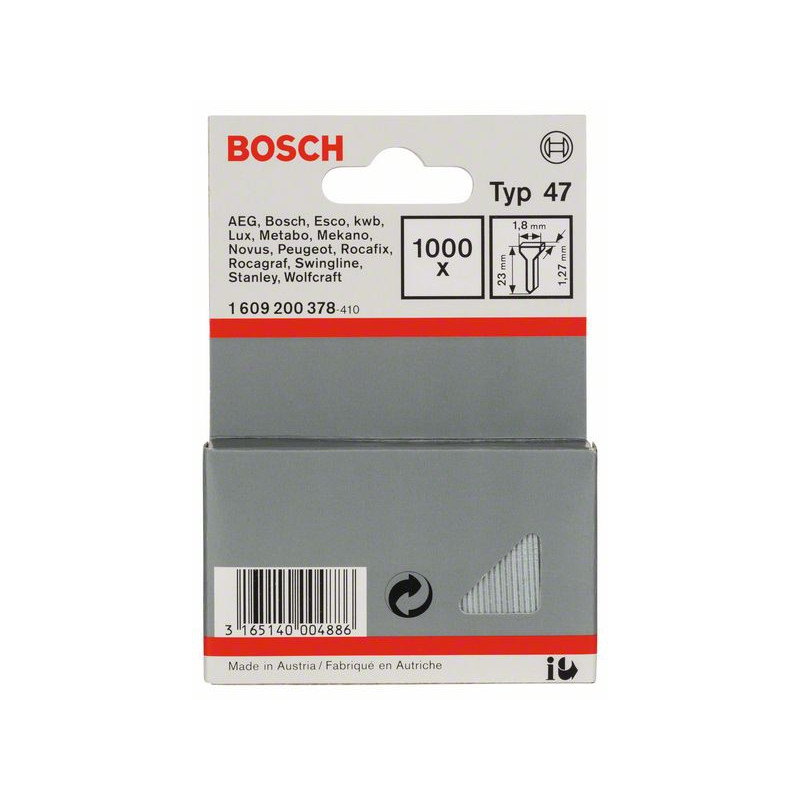 1609200378 Clou type 47 Accessoire Bosch pro outils