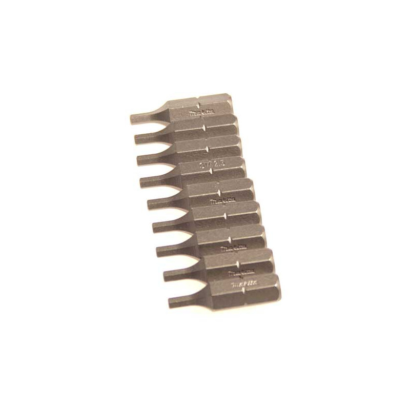 Makita P-21397 Embouts courts 25 mm Hexagonaux