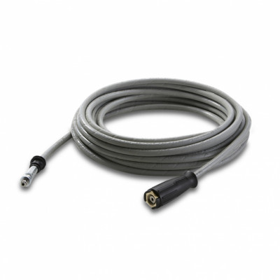 Flexible haute pression 20 m, DN 8,raccord AVS sur le pistolet, pour le secteur alimentaire, gris Karcher 6.390-705.0