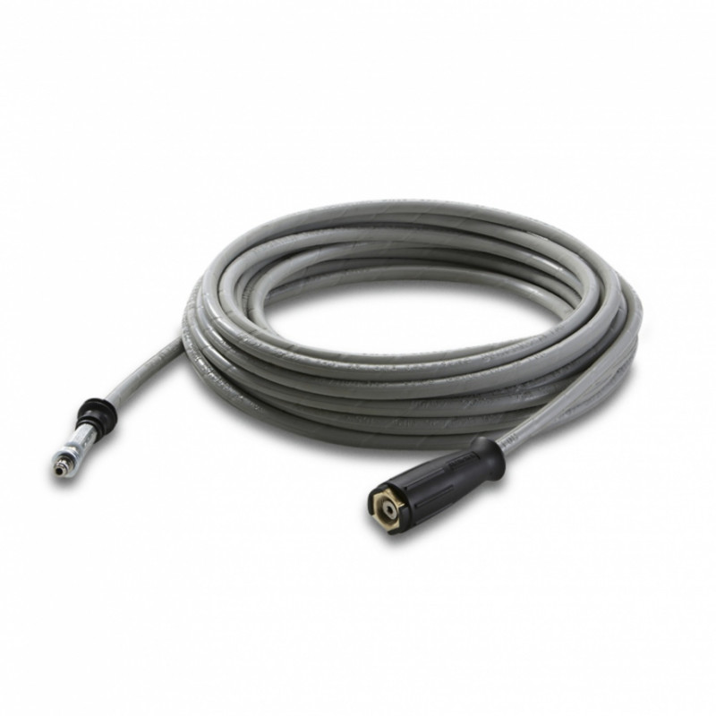 Flexible haute pression 20 m, DN 8,raccord AVS sur le pistolet, pour le secteur alimentaire, gris Karcher 6.390-705.0