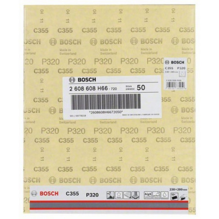 Feuille abrasive/disque abrasif C355 230x280 G Bosch | 2608608H64