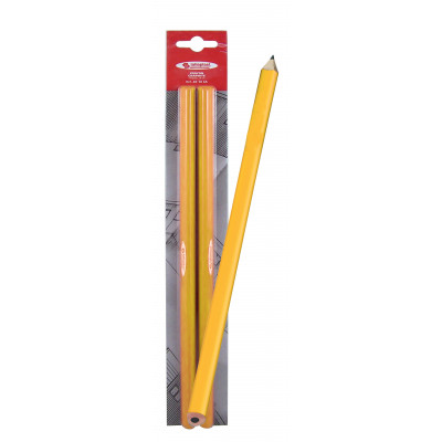 2 CRAYONS GRAPHITE JAUNE 30CM /BLISTER TALIAPLAST | 401065