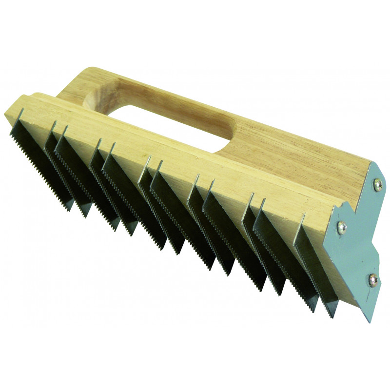 CHEMIN DE FER PLAT 300x40MM (LAMES DENTEES Pas de 2mm) TALIAPLAST | 301422
