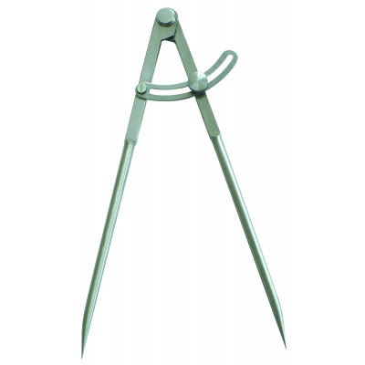 COMPAS A CHARNIERE A POINTES 1/4 CERCLE 190MM (POLI) TALIAPLAST | 402531