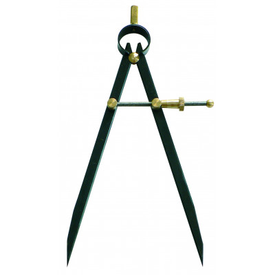 COMPAS A RESSORT A POINTES 100MM ACIER BRUNI TALIAPLAST | 402511