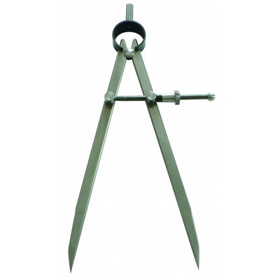 COMPAS A RESSORT A POINTES 300MM ACIER POLI TALIAPLAST | 402508