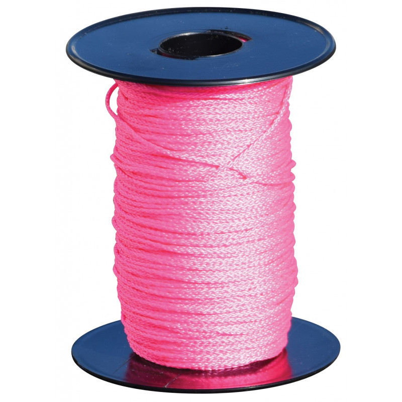 CORDEAU POLYPRO TRESSE FLUO ROSE 100M FIL 1,5MM TALIAPLAST | 400515