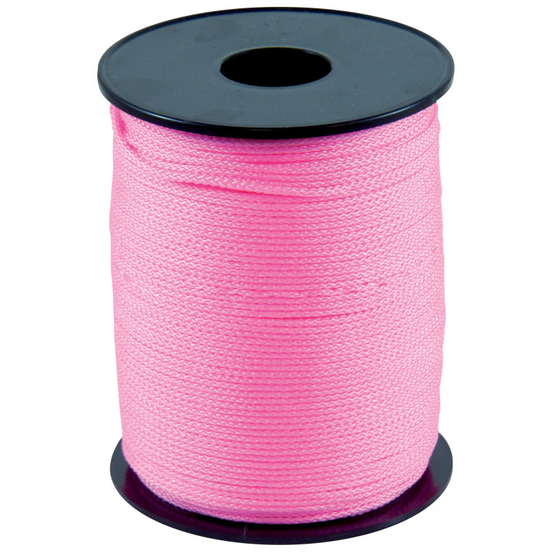 CORDEAU POLYPRO TRESSE FLUO ROSE 200M FIL 1,5MM TALIAPLAST | 400511
