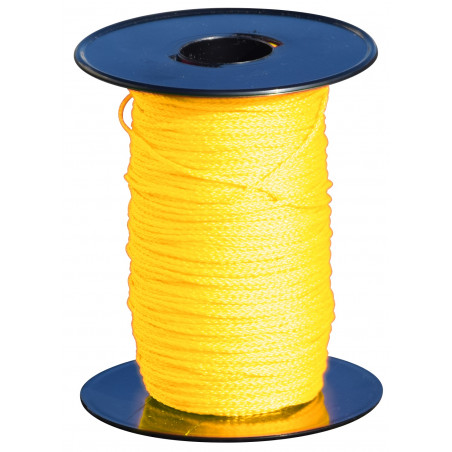 CORDEAU POLYPRO TRESSE JAUNE 100M FIL 1,5MM TALIAPLAST | 400516