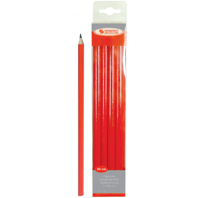 CRAYON DE CHARPENTIER ROUGE 30CM TALIAPLAST | 401002