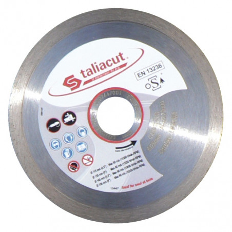 DISQUE LASER DIAMANT 115MM JANTE CONTINUE 6MM TALIAPLAST | 401247