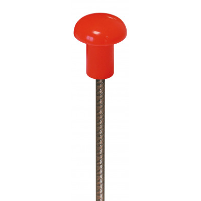 EMBOUT DE SECURITE ROUGE FLUO (SAC DE 125) TALIAPLAST | 600401
