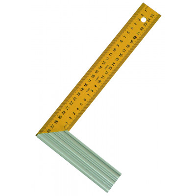 EQUERRE DROITE ET D'ONGLET LAME ACIER 400MM TALIAPLAST | 460933