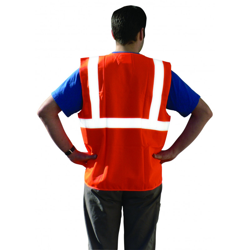 GILET ORANGE CLASSE 2 BAUDRIER TALIAPLAST | 550555