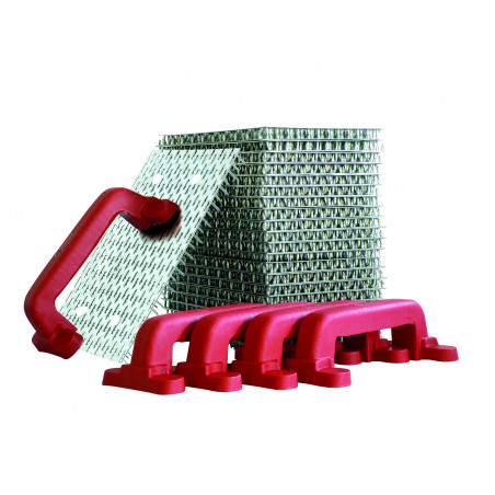 KIT GRATTONS 480 POINTES (5 POIGNEES+40 GRILLES 25x15) TALIAPLAST | 301321