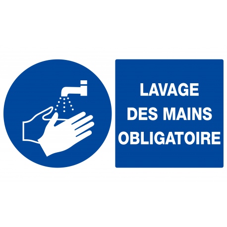 6215 Lavage Des Mains Obligatoire 330x0mm Taliaplast