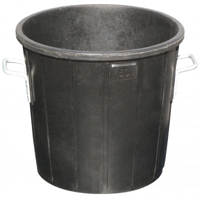 POUBELLE DE CHANTIER 105 LITRES CAOUTCHOUC TALIAPLAST | 330207
