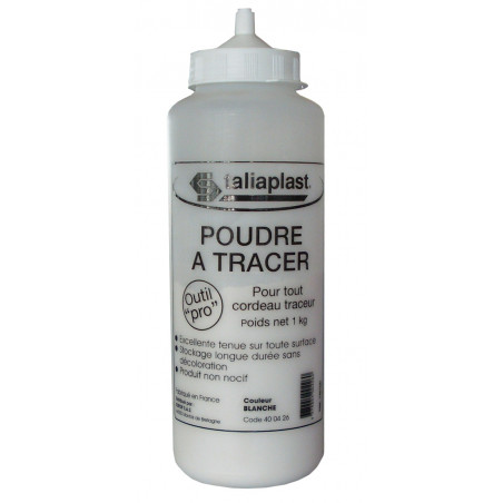 POUDRE A TRACER BLANC 1000G TALIAPLAST | 400426