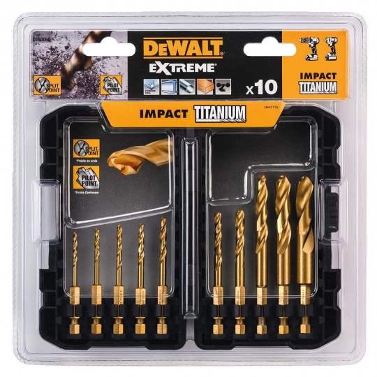 Coffret De 6 Forets Métaux Hexa Monobloc - 2 à 10 Mm - Acier Rapide HSS