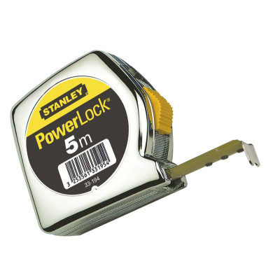 MESURE 5M X 25MM POWERLOCK CLASSIC ABS - STANLEY FRANCE | 0-33-195