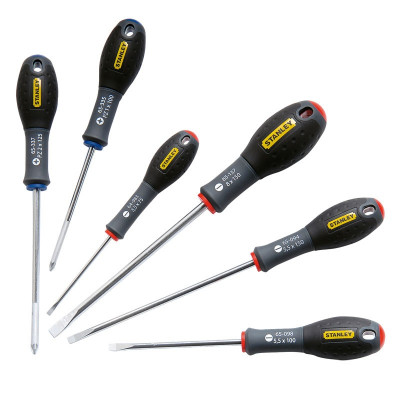 TOURNEVIS ELECTRICIEN + MECANICIEN + POZI - JEU DE 6PCS FATMAX - STANLEY FRANCE | 0-65-428