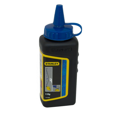 POUDRE A TRACER BLEU BIBERON 115G STANLEY 1-47-403